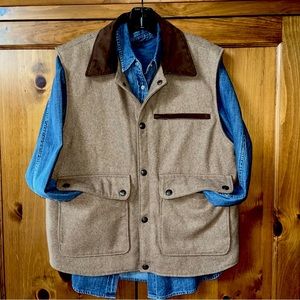 WOMENS CRIPPLE CREEK BROWN LINED VEST